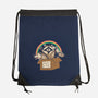 Adopt Forbidden Cats-none drawstring bag-vp021