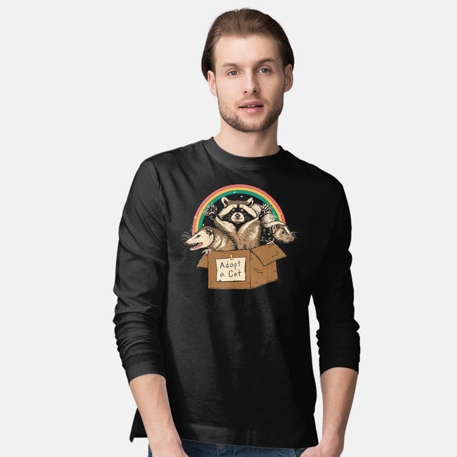 Adopt Forbidden Cats-mens long sleeved tee-vp021