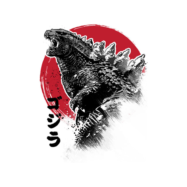 King Gojira-none drawstring bag-DrMonekers