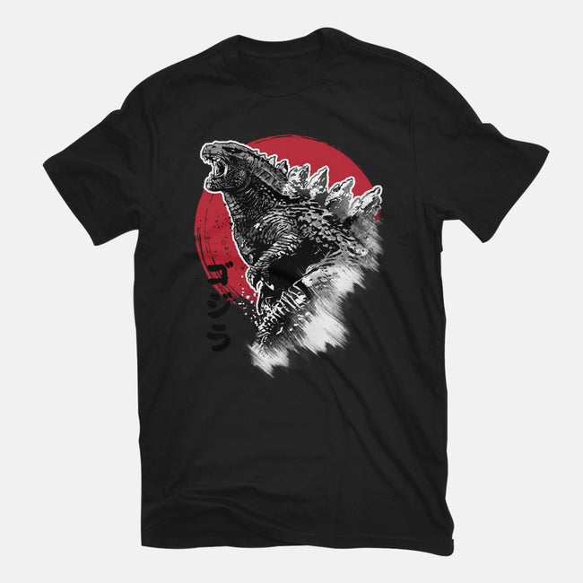 King Gojira-womens basic tee-DrMonekers