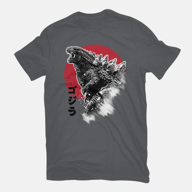 King Gojira-womens basic tee-DrMonekers