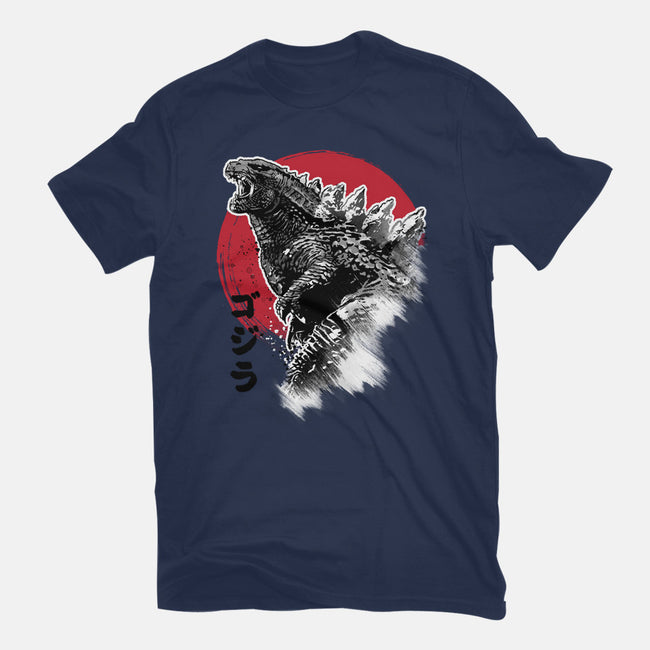 King Gojira-womens basic tee-DrMonekers