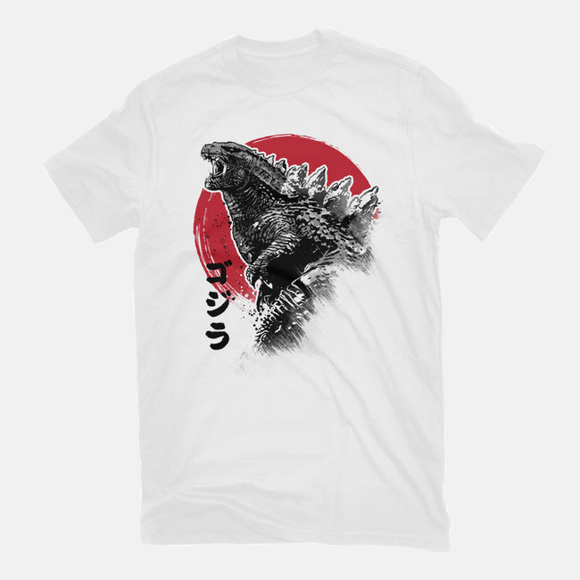 King Gojira-womens basic tee-DrMonekers