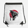 King Gojira-none drawstring bag-DrMonekers