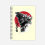 King Gojira-none dot grid notebook-DrMonekers