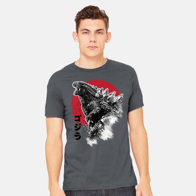 King Gojira-mens heavyweight tee-DrMonekers