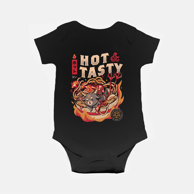 Hot And Tasty-baby basic onesie-eduely