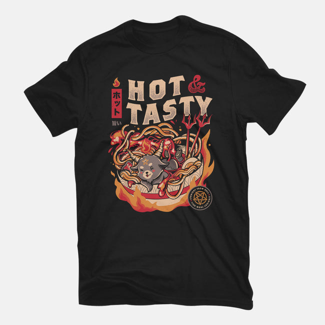 Hot And Tasty-mens heavyweight tee-eduely