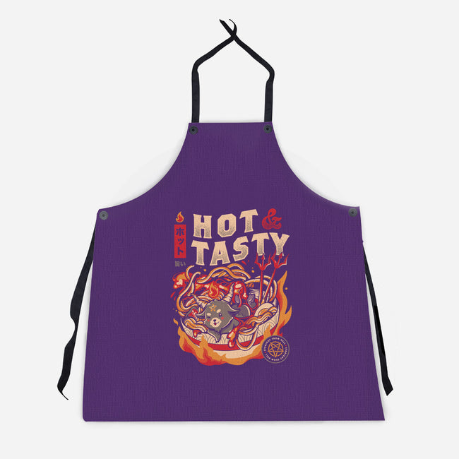Hot And Tasty-unisex kitchen apron-eduely