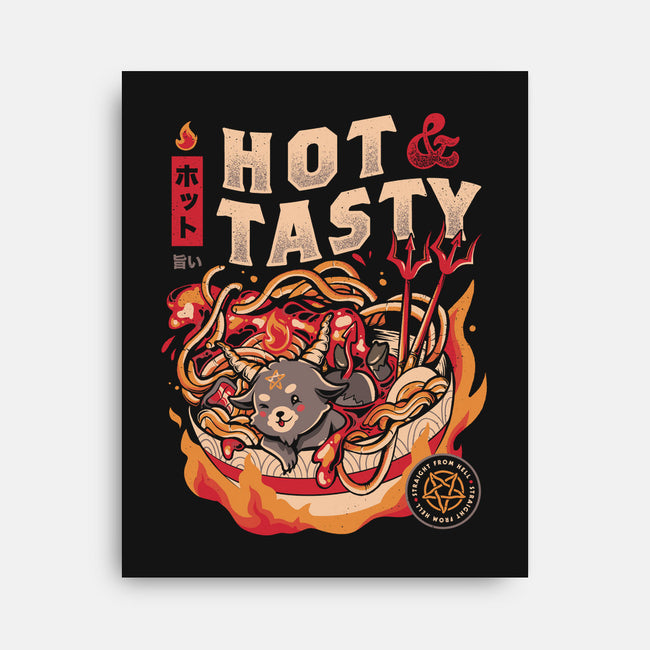 Hot And Tasty-none stretched canvas-eduely
