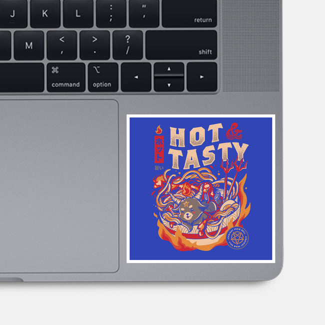 Hot And Tasty-none glossy sticker-eduely