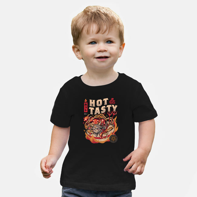 Hot And Tasty-baby basic tee-eduely