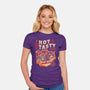 Hot And Tasty-womens fitted tee-eduely