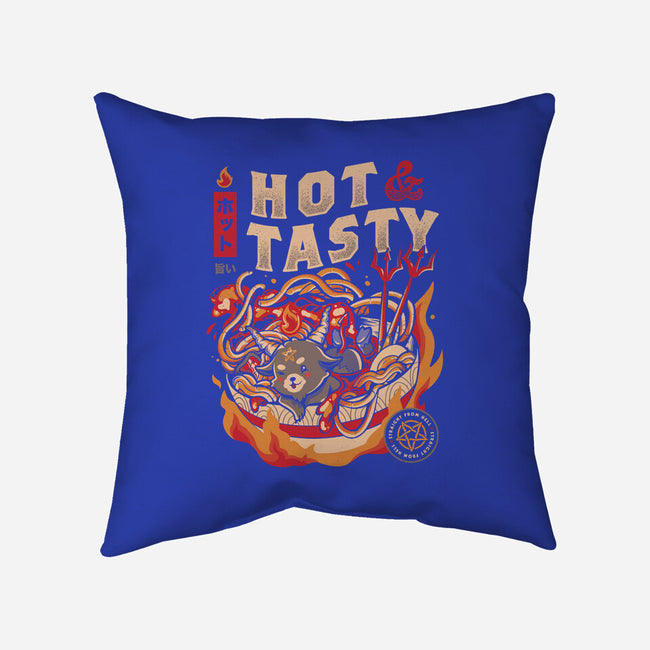 Hot And Tasty-none removable cover w insert throw pillow-eduely