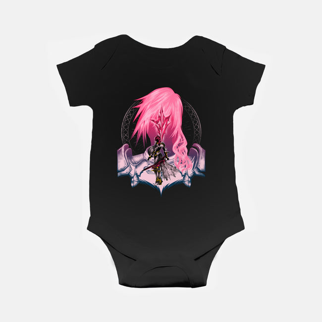 Lightning Is Returned-baby basic onesie-hypertwenty