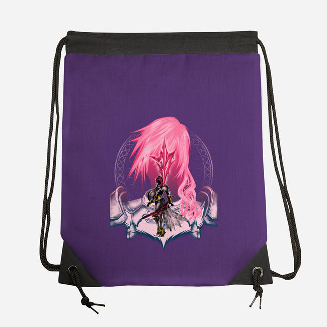 Lightning Is Returned-none drawstring bag-hypertwenty