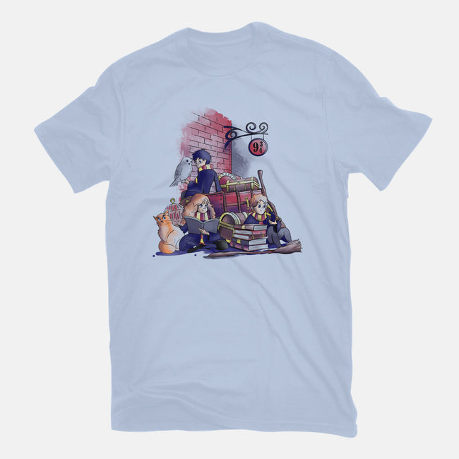 Way To School-mens heavyweight tee-fanfabio