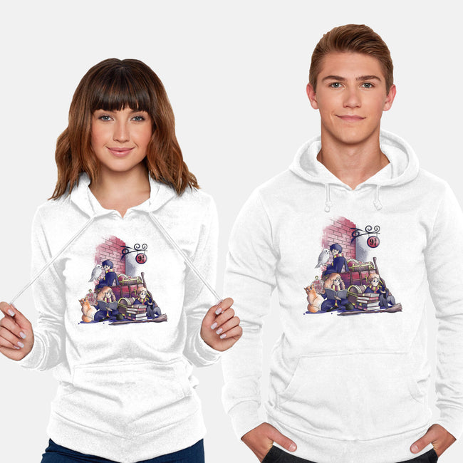 Way To School-unisex pullover sweatshirt-fanfabio