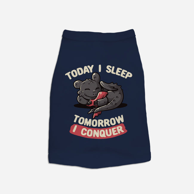 Today I Sleep-cat basic pet tank-koalastudio