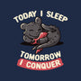 Today I Sleep-none non-removable cover w insert throw pillow-koalastudio