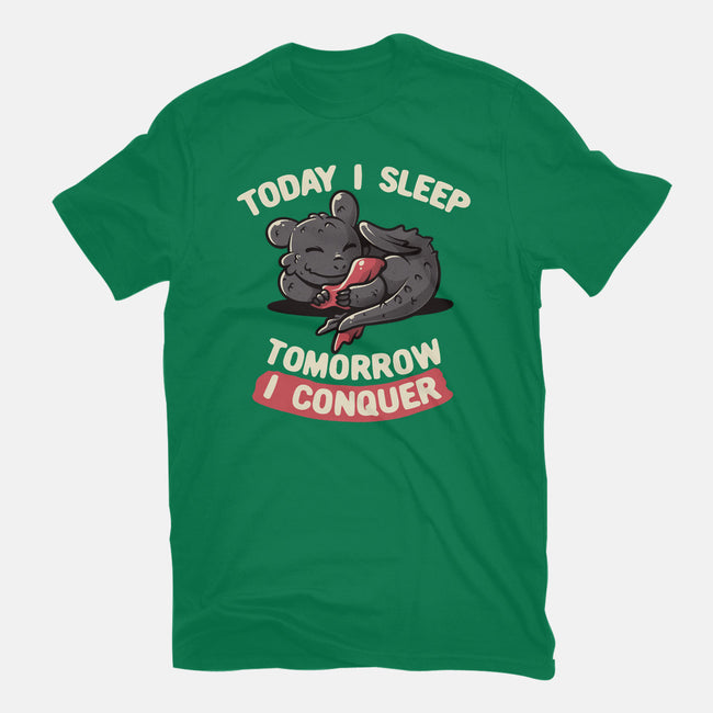 Today I Sleep-womens basic tee-koalastudio