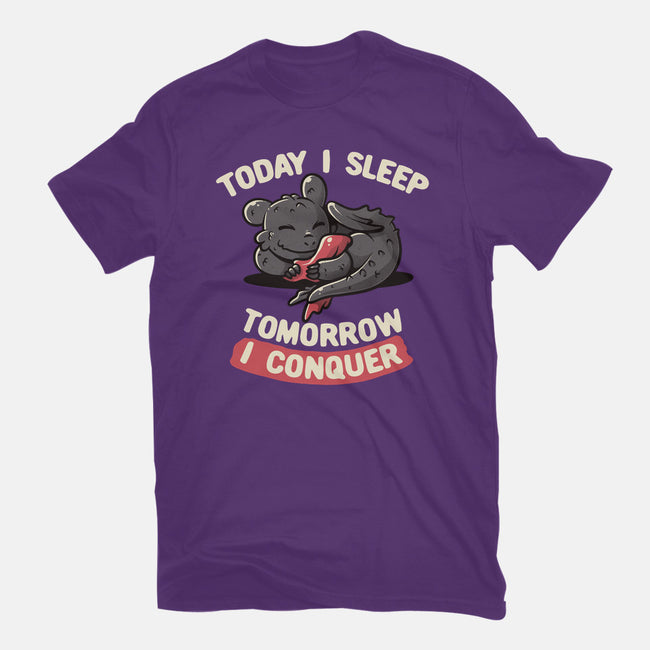 Today I Sleep-womens basic tee-koalastudio
