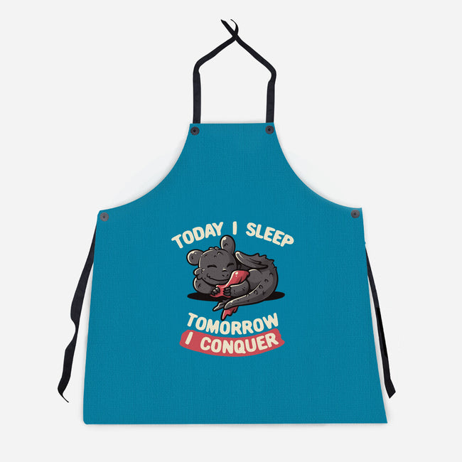 Today I Sleep-unisex kitchen apron-koalastudio