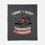 Today I Sleep-none fleece blanket-koalastudio