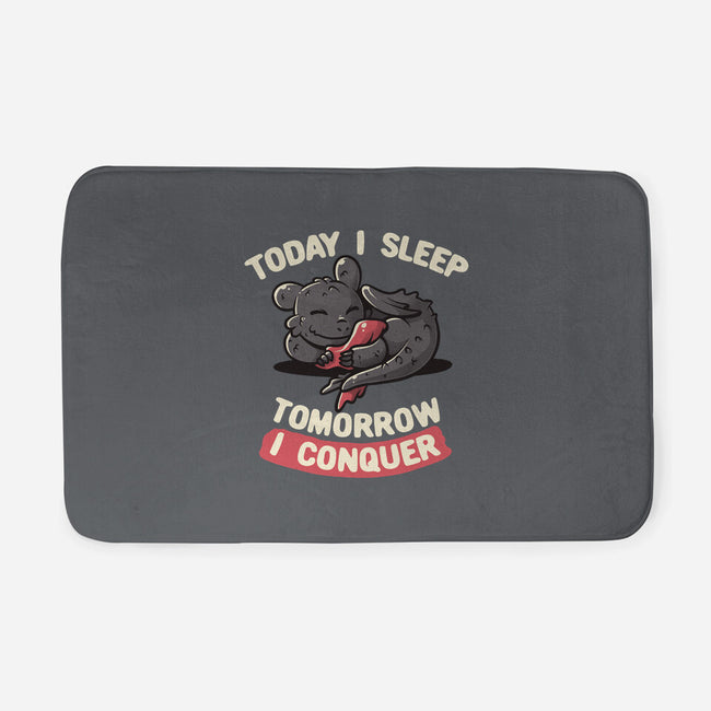 Today I Sleep-none memory foam bath mat-koalastudio