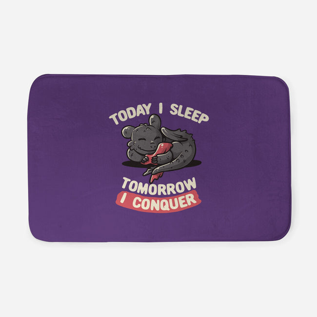 Today I Sleep-none memory foam bath mat-koalastudio