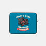 Today I Sleep-none zippered laptop sleeve-koalastudio