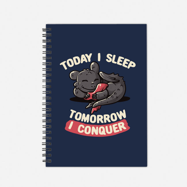 Today I Sleep-none dot grid notebook-koalastudio