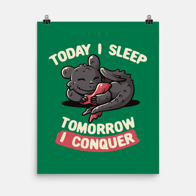Today I Sleep-none matte poster-koalastudio