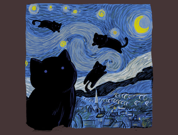 The Starry Cat Night