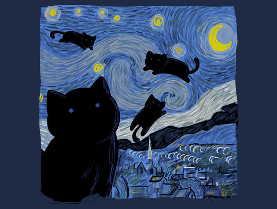 The Starry Cat Night