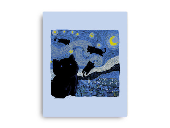 The Starry Cat Night
