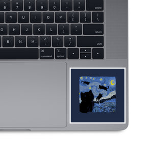 The Starry Cat Night