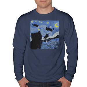 The Starry Cat Night