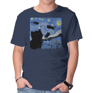 The Starry Cat Night