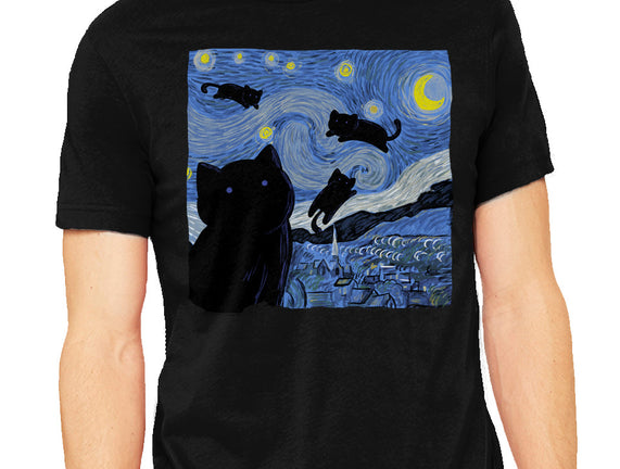 The Starry Cat Night