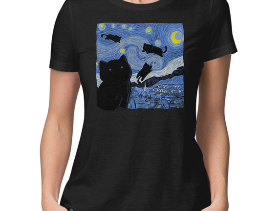 The Starry Cat Night