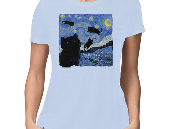 The Starry Cat Night