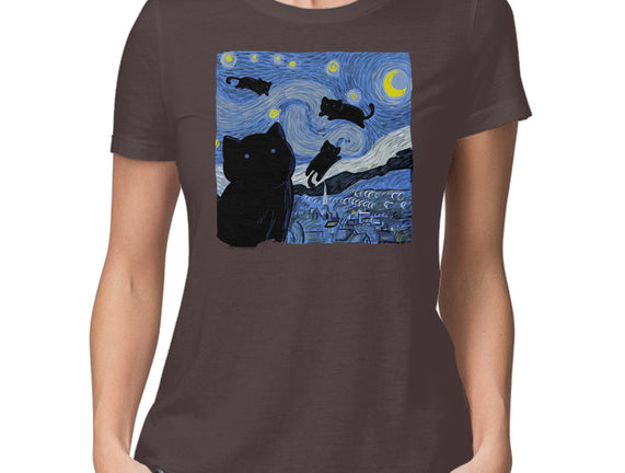 The Starry Cat Night