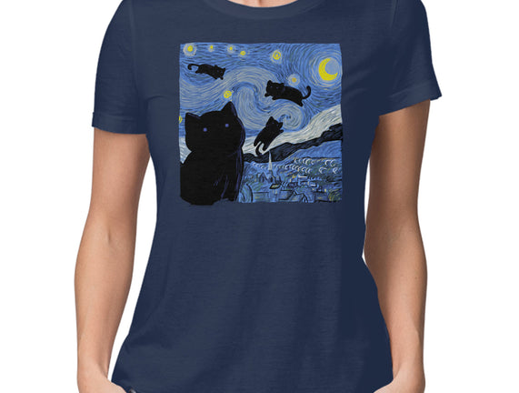 The Starry Cat Night