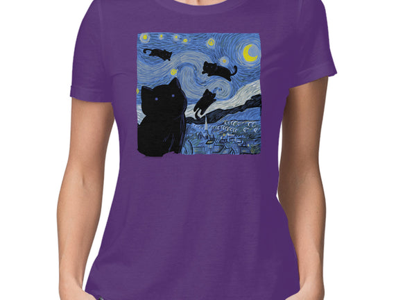 The Starry Cat Night