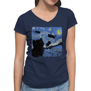 The Starry Cat Night