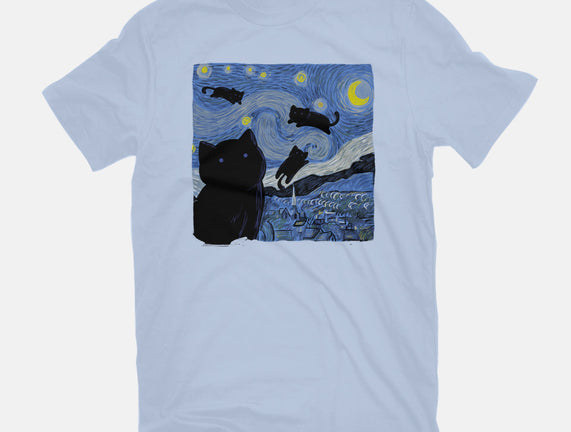 The Starry Cat Night