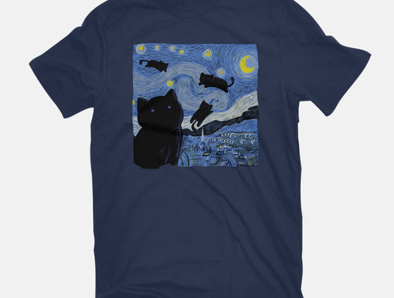 The Starry Cat Night