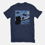 The Starry Cat Night-mens premium tee-tobefonseca