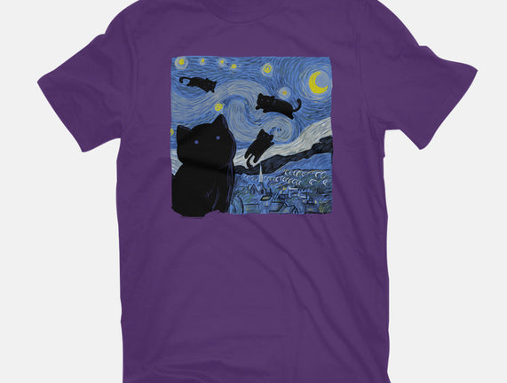 The Starry Cat Night